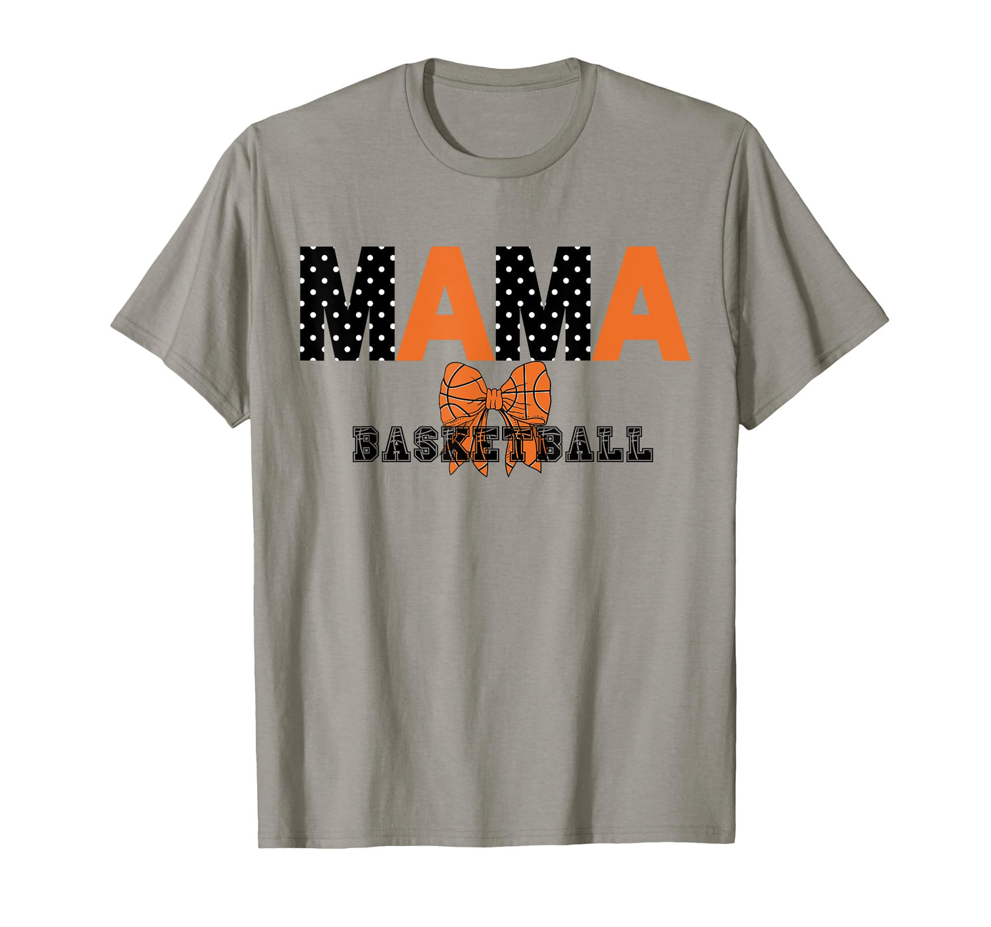 Mama Polka Dot Logo Basketball T-Shirt - Aesthetic Graphic for Adults - T-Shirt, Sweatshirt, Hoodie