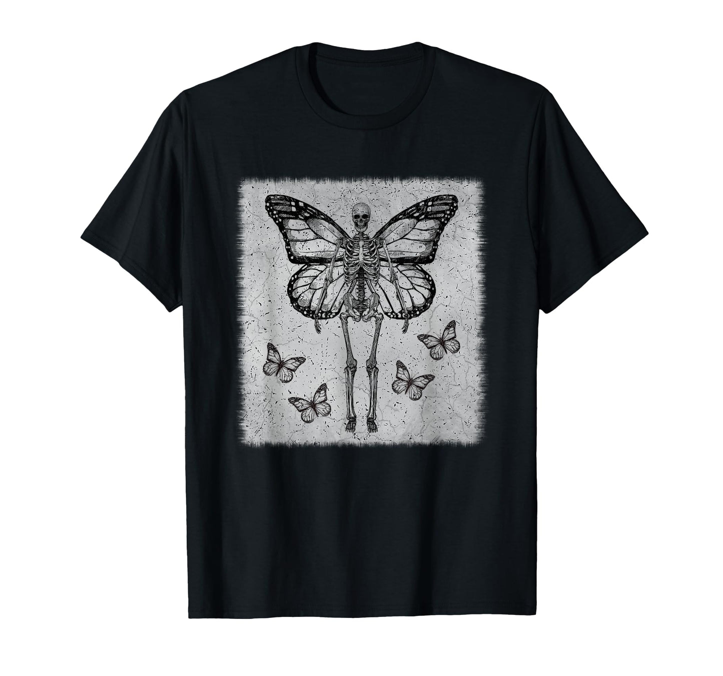 Skeleton Fairy Grunge Fairycore T-Shirt - Minimalist Print Unisex - T-Shirt, Sweatshirt, Hoodie