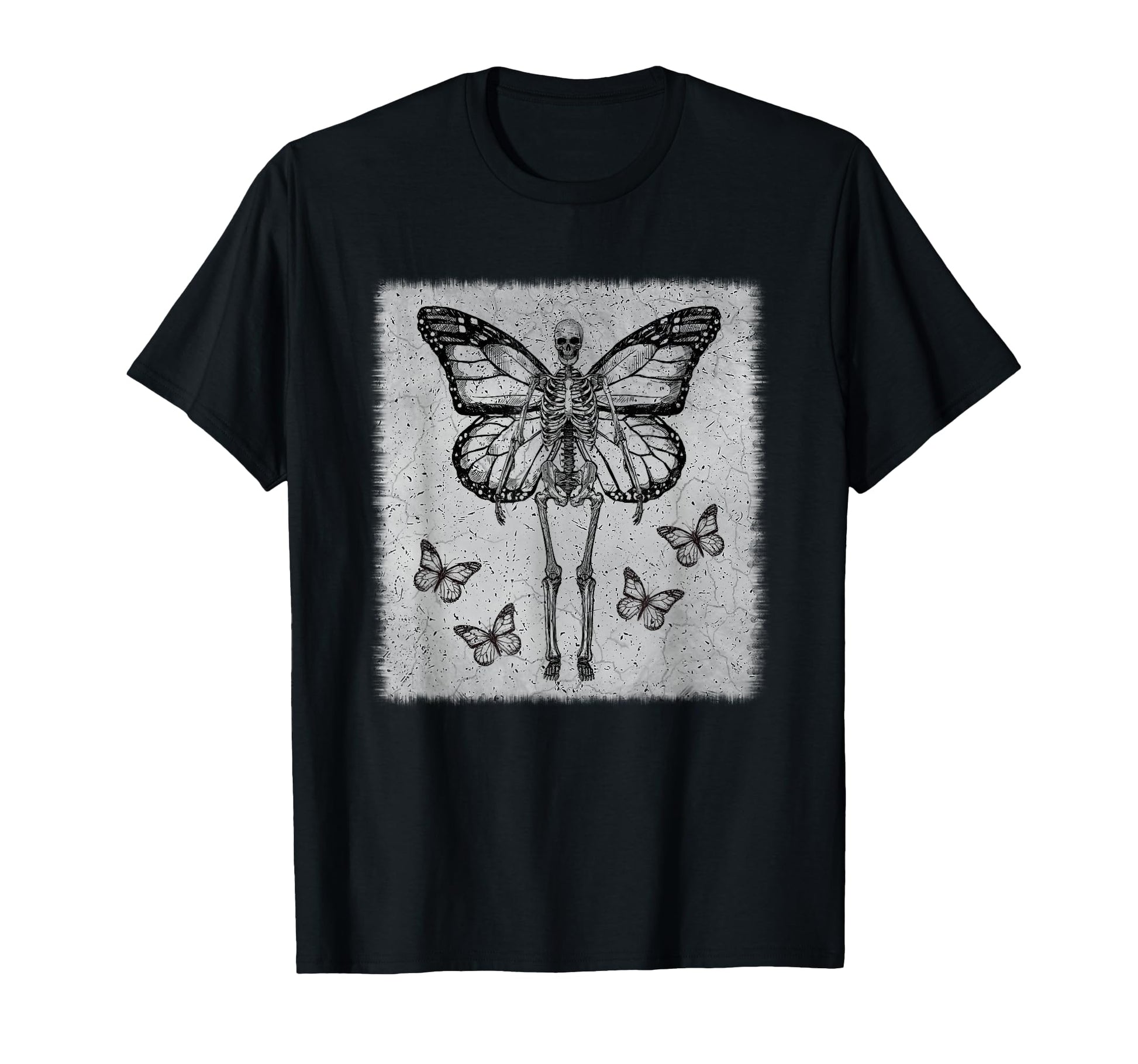 Skeleton Fairy Grunge Fairycore T-Shirt - Minimalist Print Unisex - T-Shirt, Sweatshirt, Hoodie
