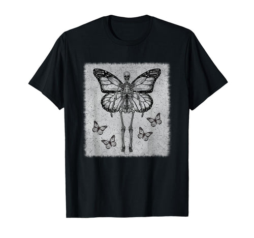Skeleton Fairy Grunge Fairycore T-Shirt - Minimalist Print Unisex - T-Shirt, Sweatshirt, Hoodie