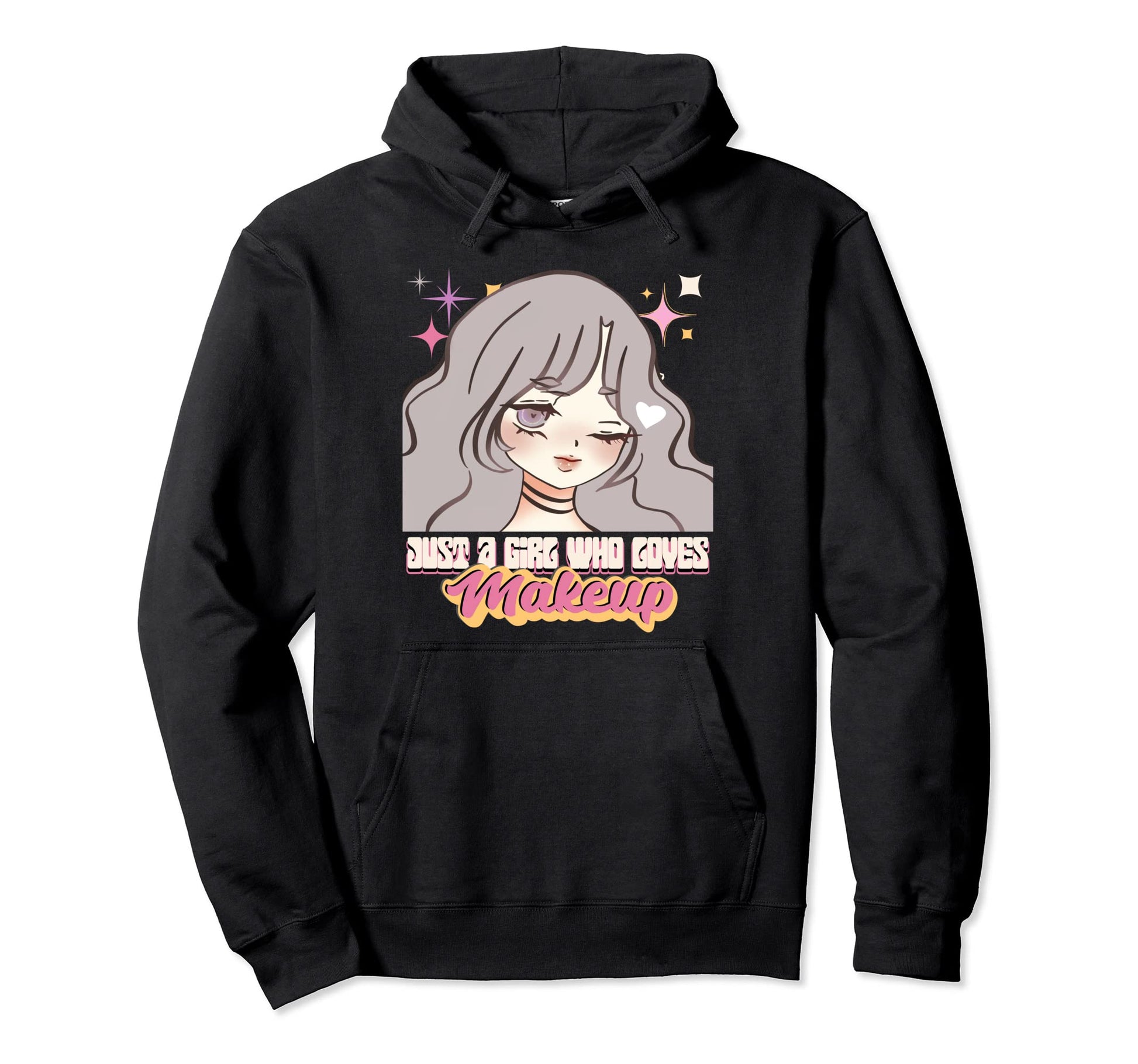 Anime Who Loves Makeup Rainbow Japan Hoodie - Custom Art Print Unisex - T-Shirt, Sweatshirt, Hoodie