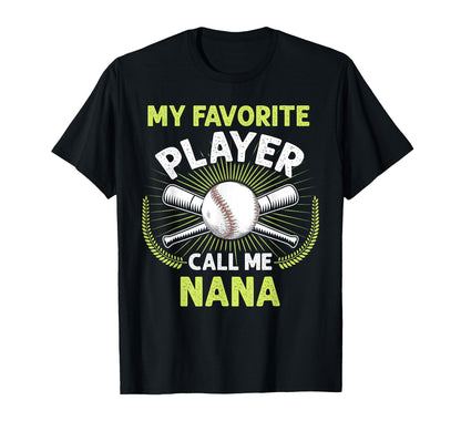 Baseball My Favorite Player Call Me T-Shirt - Trendy Graphic for Adults - T-Shirt, Sweatshirt, Hoodie