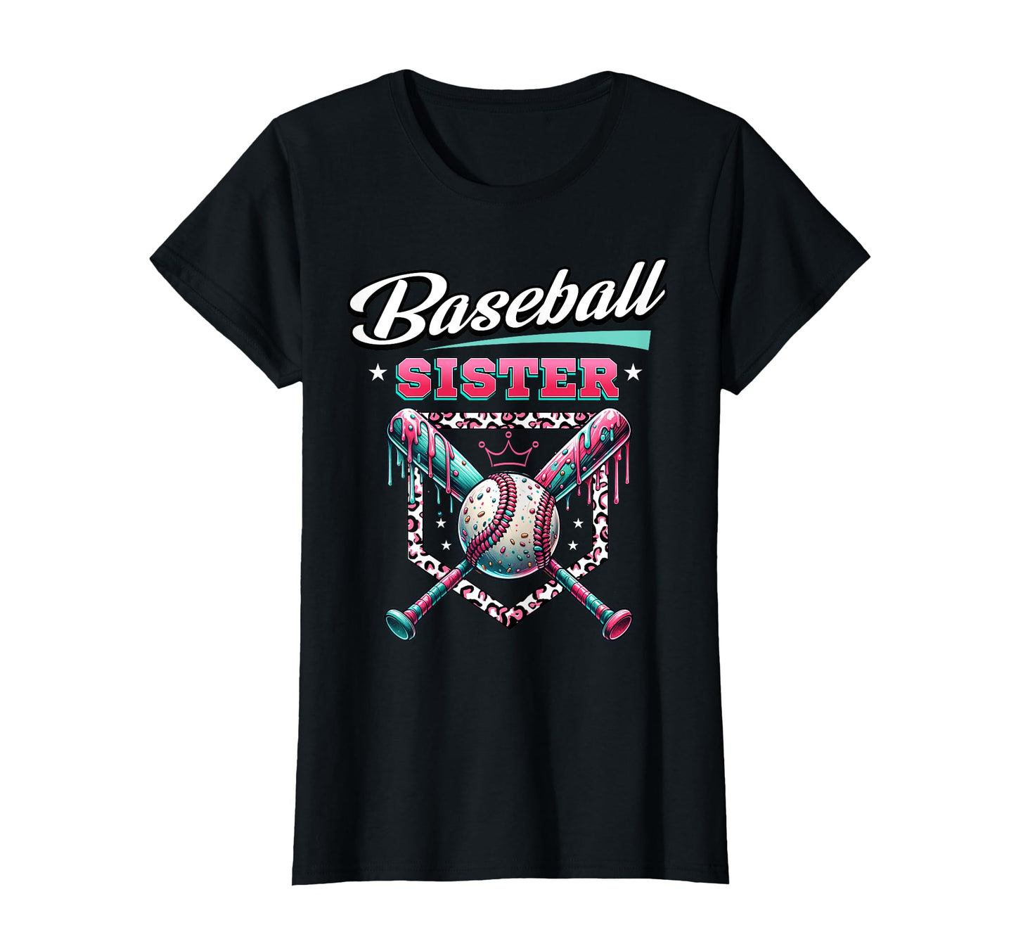 Baseball Sister Dripping Baseball Bat T-Shirt - Streetwear Style Men Women - T-Shirt, Sweatshirt, Hoodie