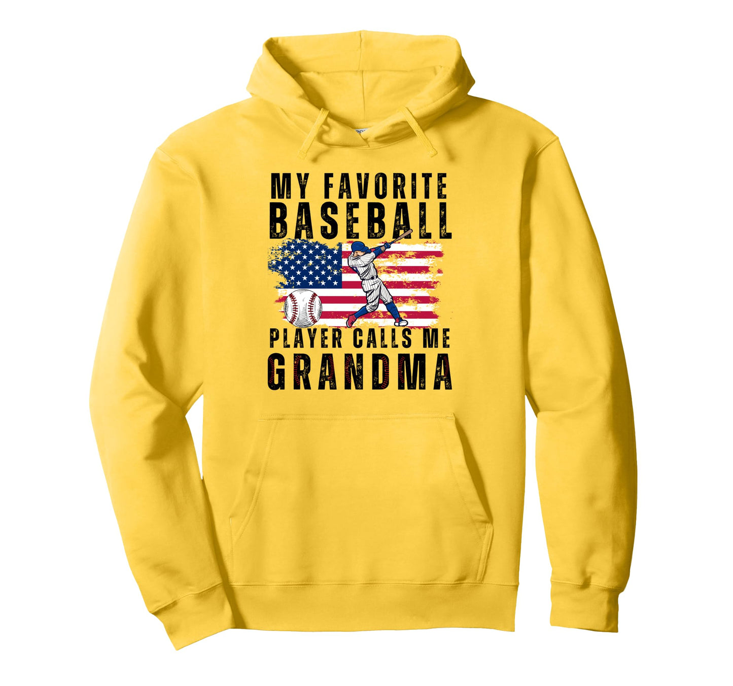 My Favorite Baseball Player Calls Me Hoodie - Trendy Graphic Unisex - T-Shirt, Sweatshirt, Hoodie