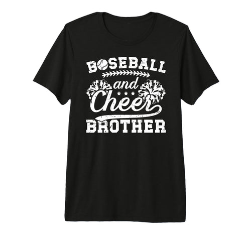 Baseball And Cheer Brother Baseball T-Shirt - Trendy Graphic Men Women - T-Shirt, Sweatshirt, Hoodie