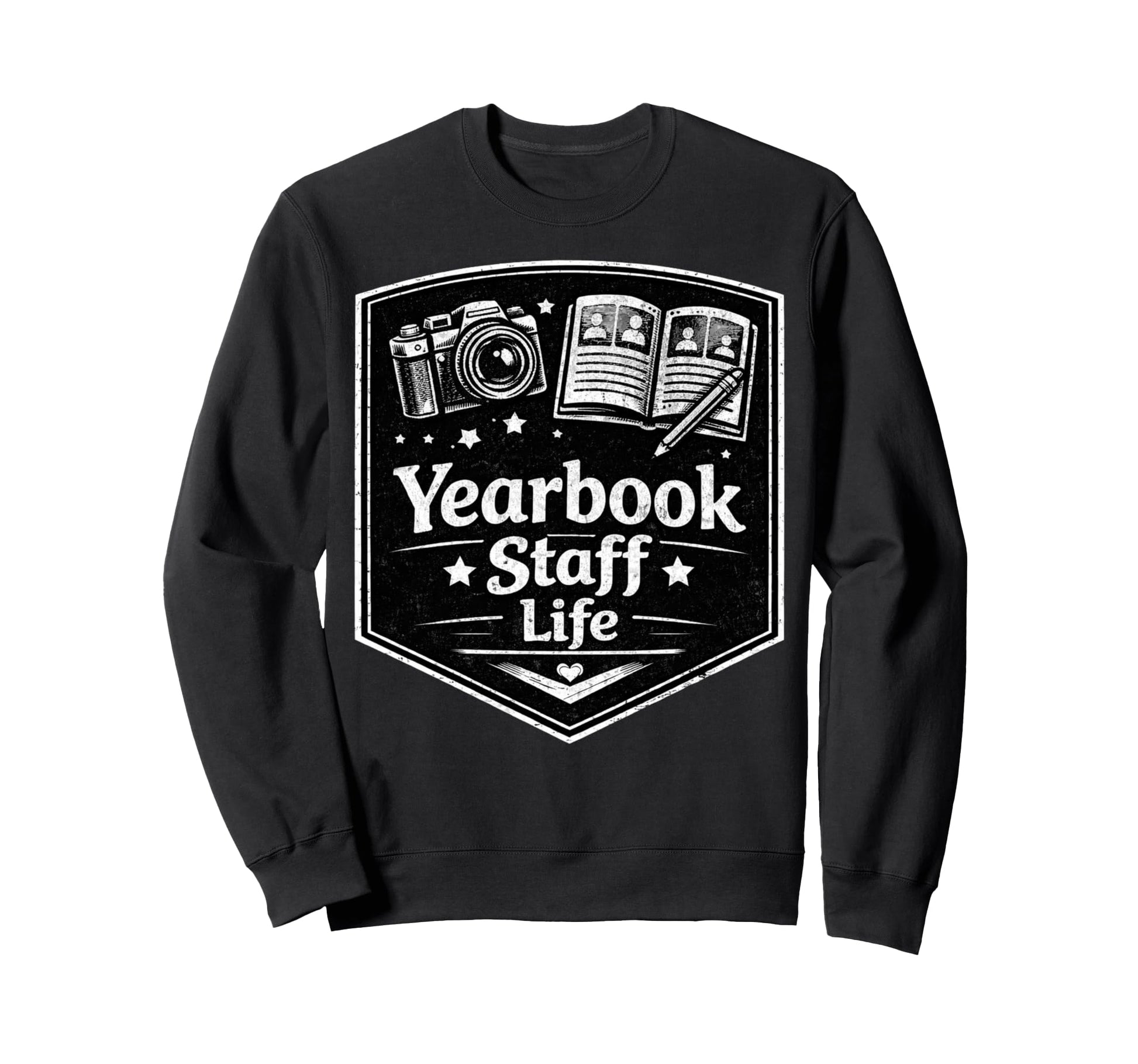 Yearbook Staff Life Camera Sweatshirt - Casual Everyday Wear Men Women - T-Shirt, Sweatshirt, Hoodie
