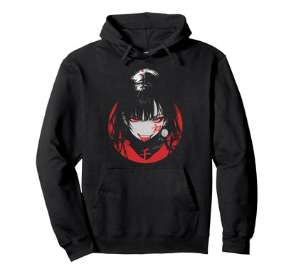 Goth Grunge Demon Anime Waifu Horror Alt Hoodie - Trendy Graphic Men Women - T-Shirt, Sweatshirt, Hoodie