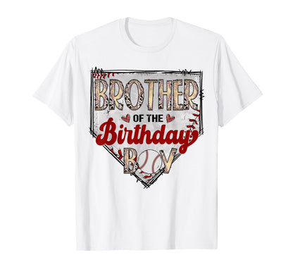Brother Birthday Baseball Lover T-Shirt - Unique Graphic for Adults - T-Shirt, Sweatshirt, Hoodie
