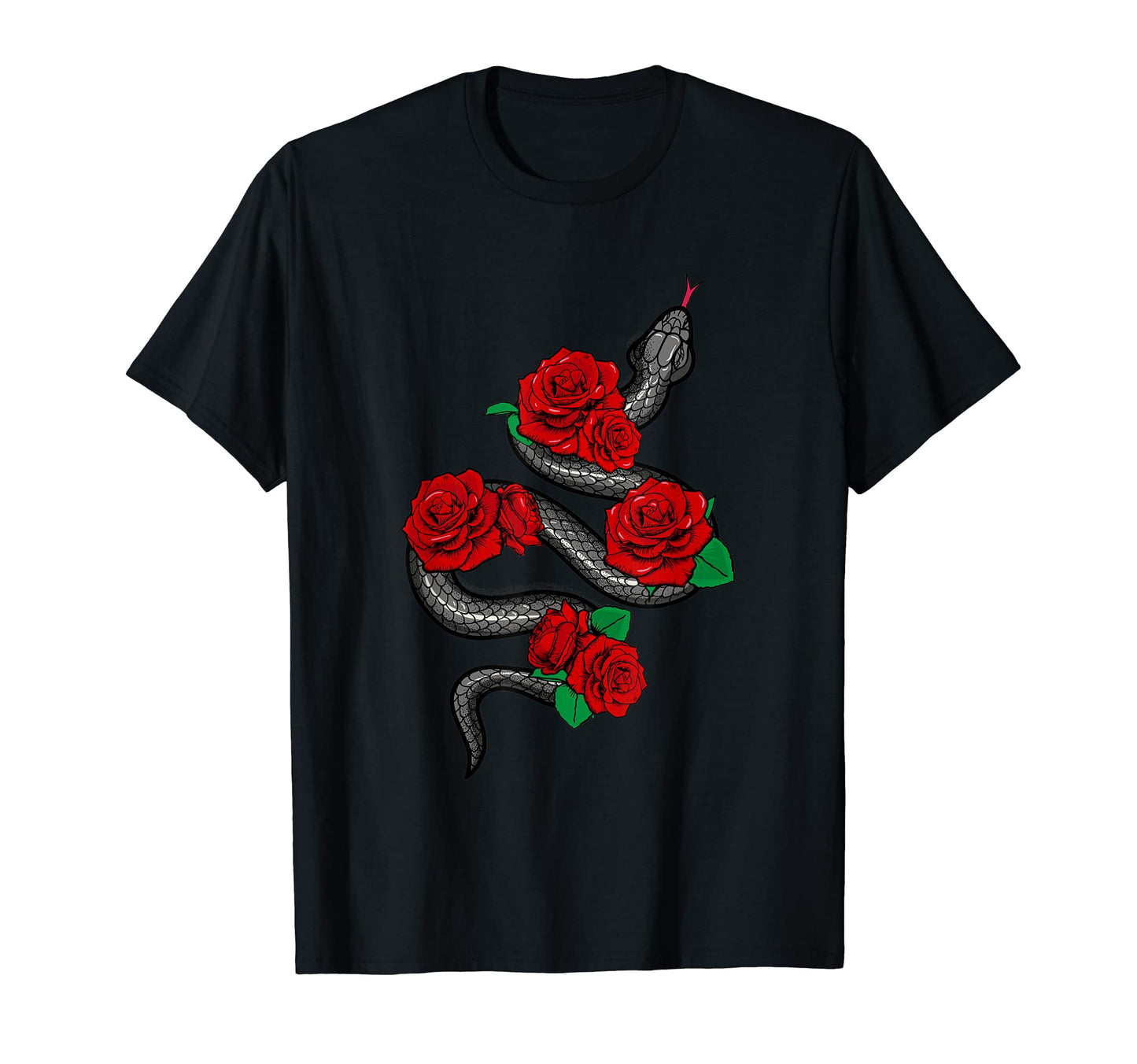 Aesthetic Soft Grunge Snake Red T-Shirt - Fun Novelty Design for Adults - T-Shirt, Sweatshirt, Hoodie