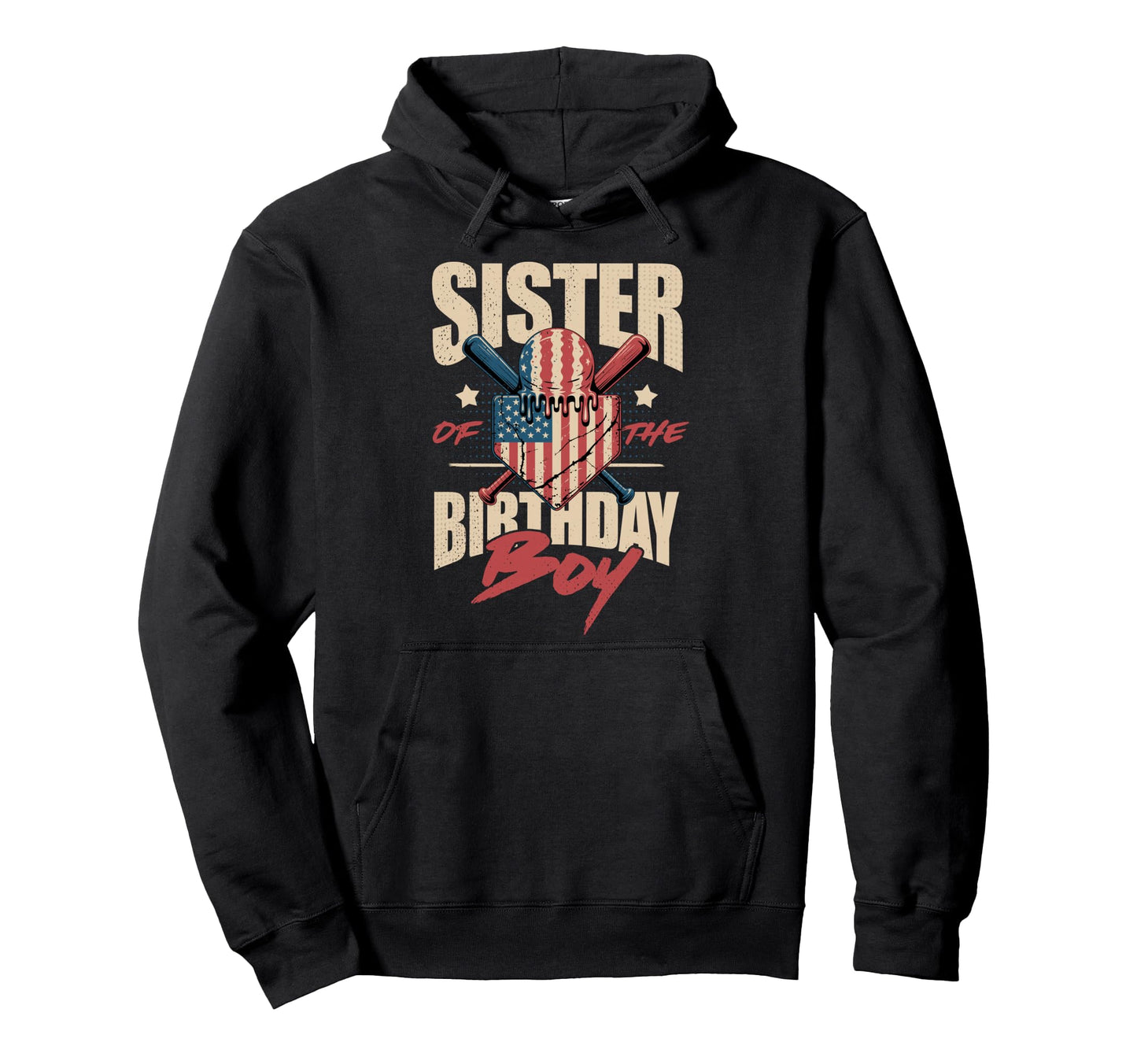 Sister Birthday Matching Baseball Hoodie - Unique Graphic for Adults - T-Shirt, Sweatshirt, Hoodie