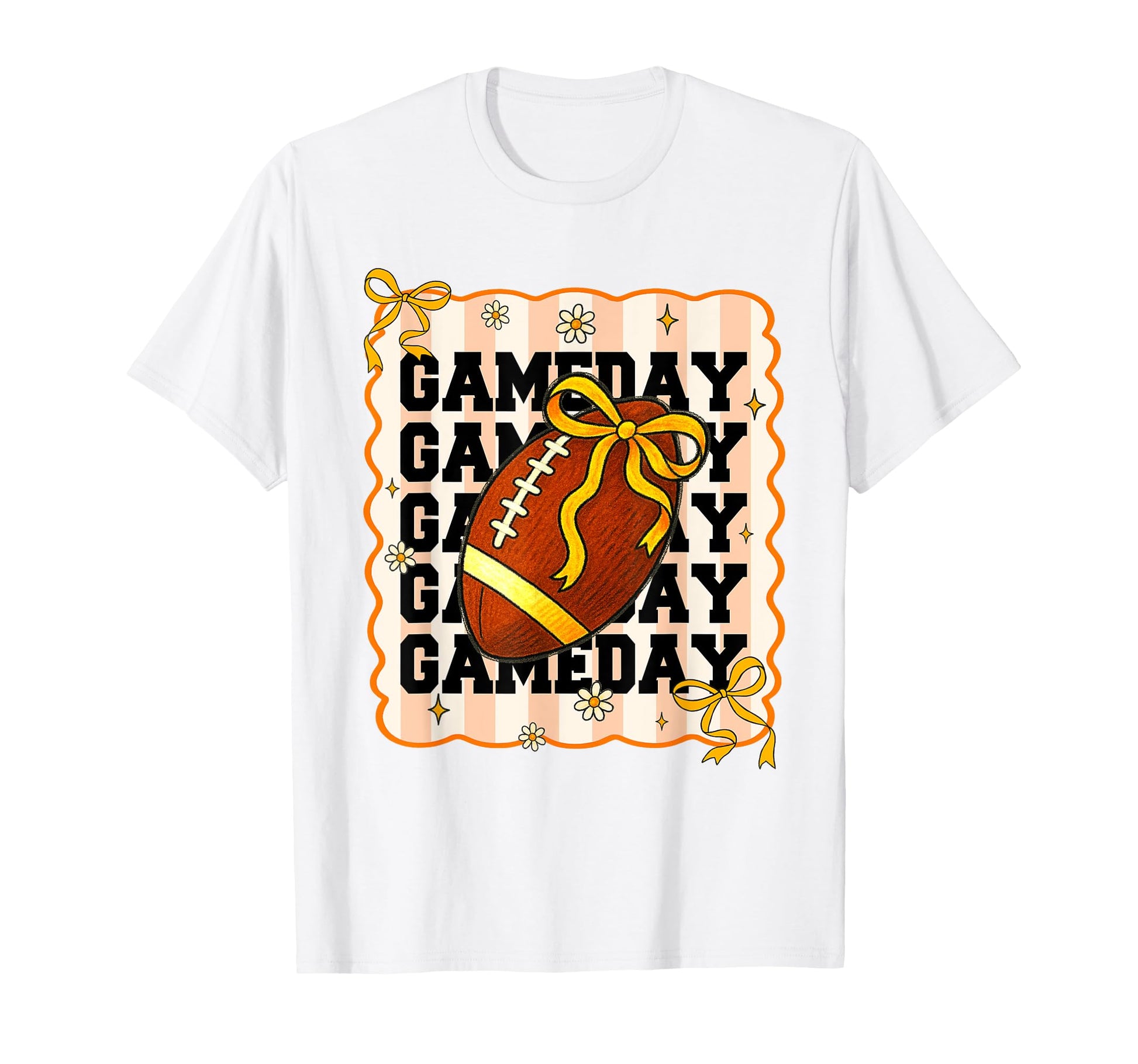Football Coquette Bow Game Day T-Shirt - Streetwear Style for Adults - T-Shirt, Sweatshirt, Hoodie