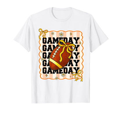 Football Coquette Bow Game Day T-Shirt - Streetwear Style for Adults - T-Shirt, Sweatshirt, Hoodie
