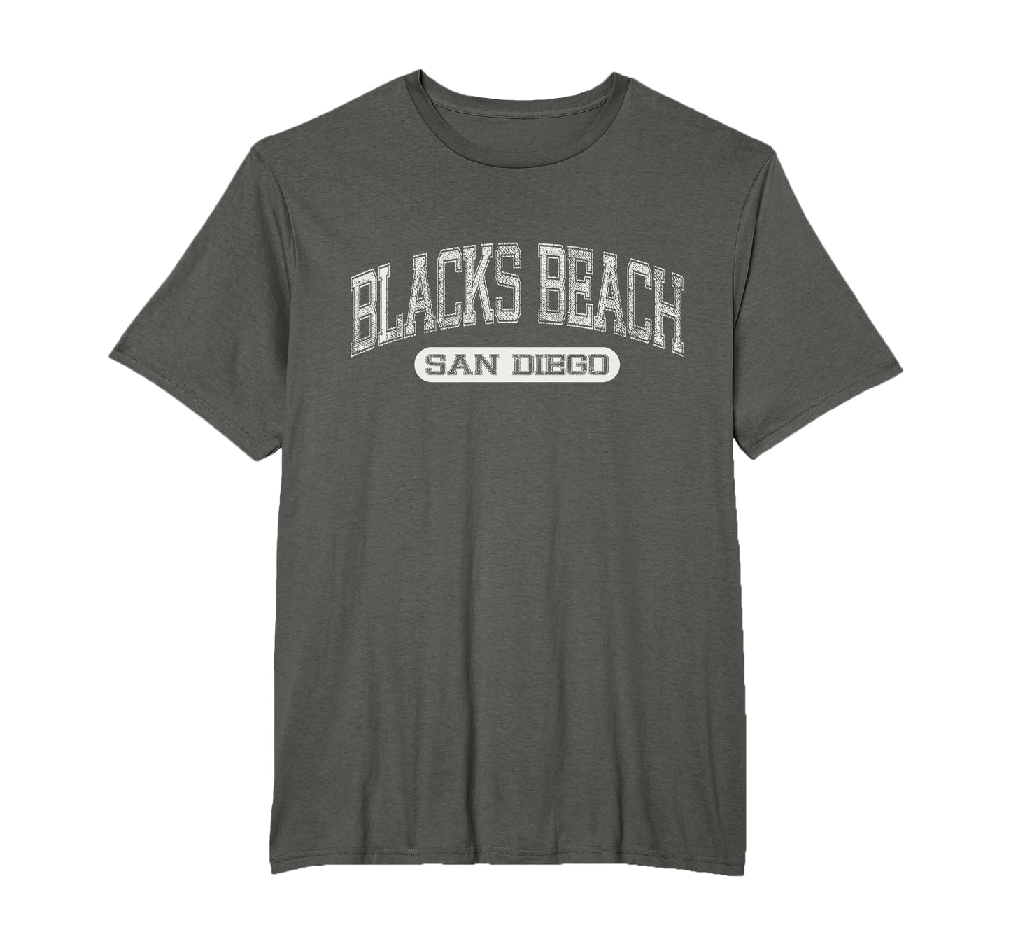 Blacks Beach San Diego Distressed Beach T-Shirt - Graphic Print for Adults - T-Shirt, Sweatshirt, Hoodie