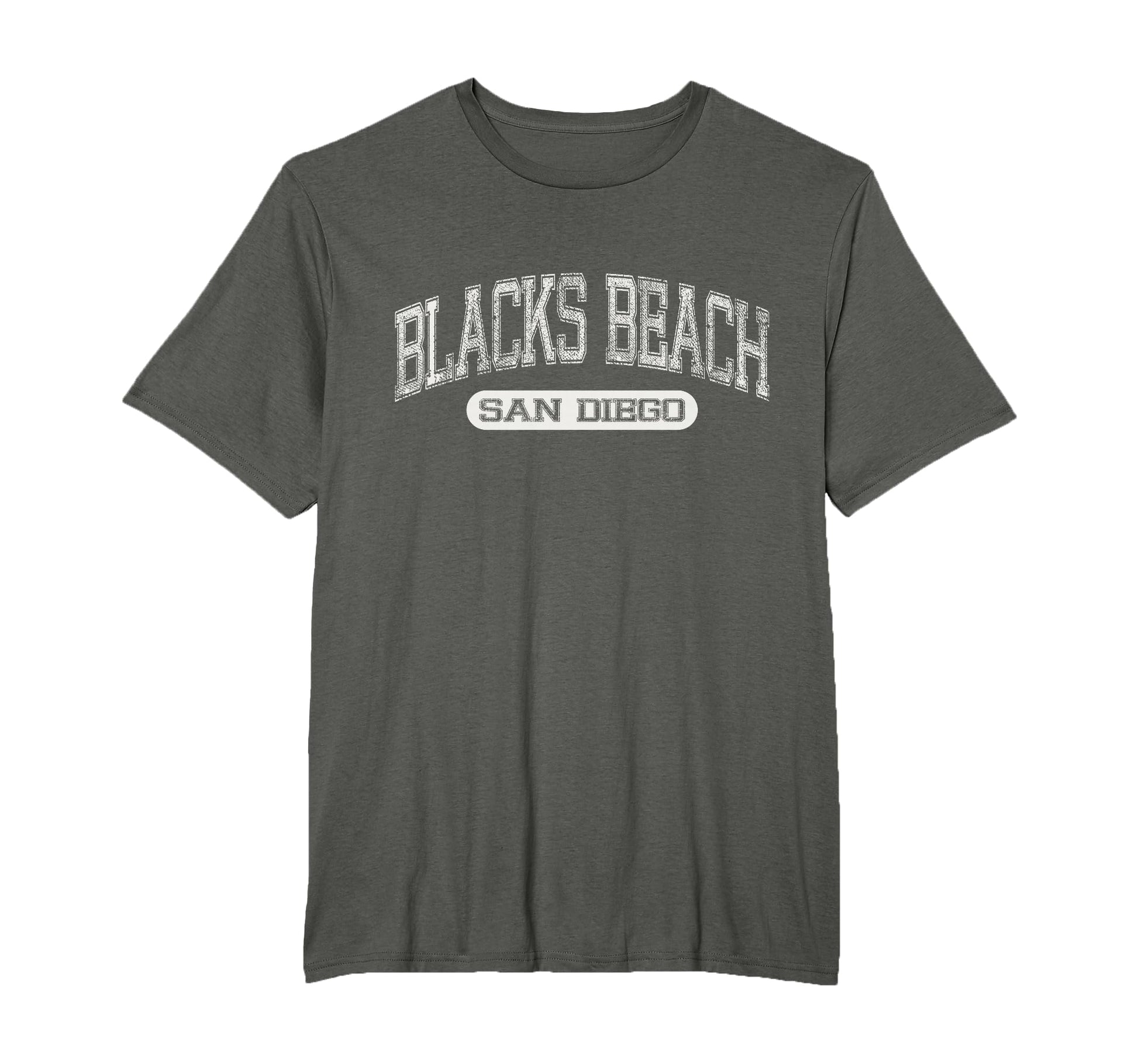 Blacks Beach San Diego Distressed Beach T-Shirt - Graphic Print for Adults - T-Shirt, Sweatshirt, Hoodie