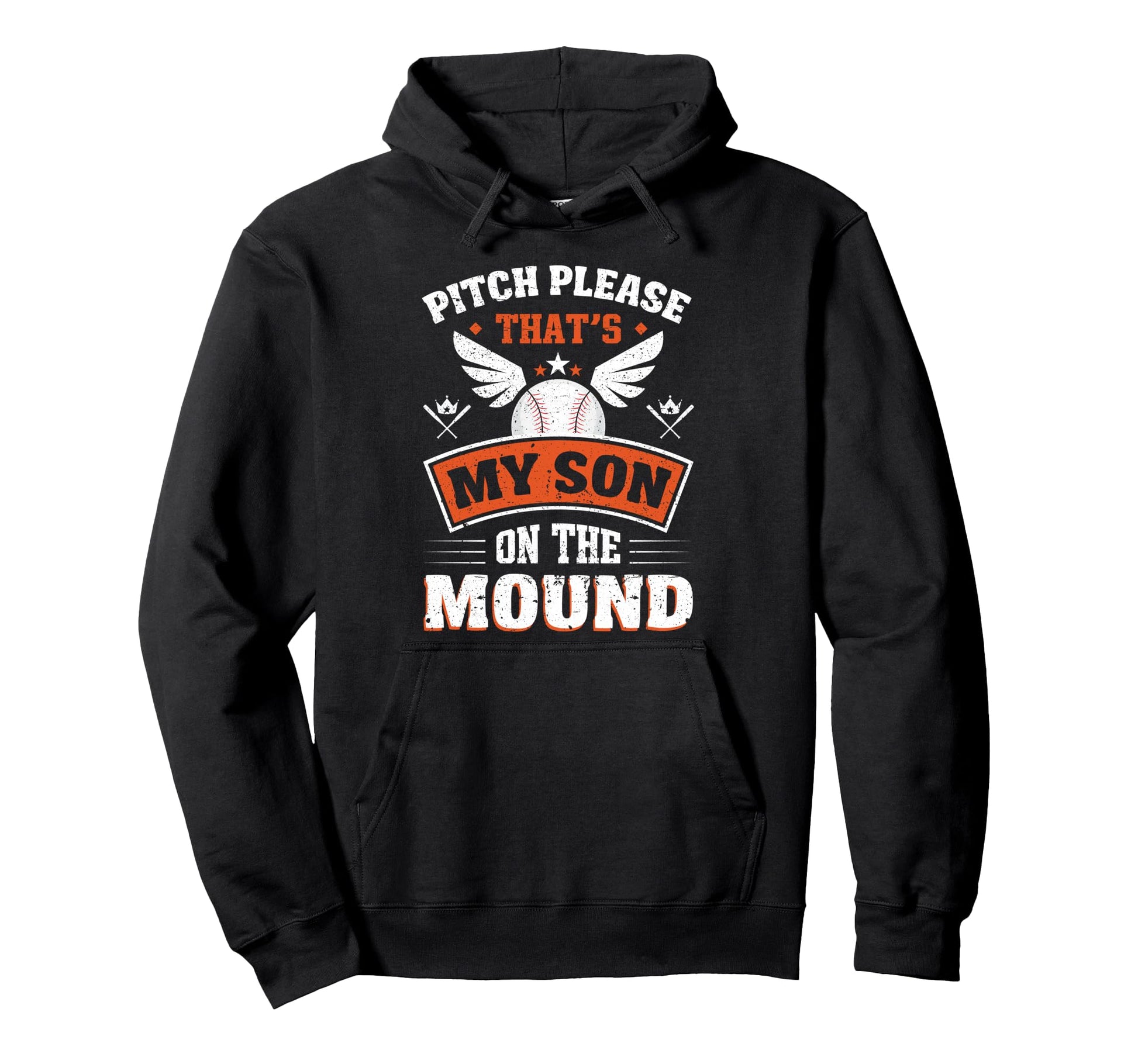 Pitch Please Thats My Son Mound Baseball Hoodie - Custom Art Print Unisex - T-Shirt, Sweatshirt, Hoodie