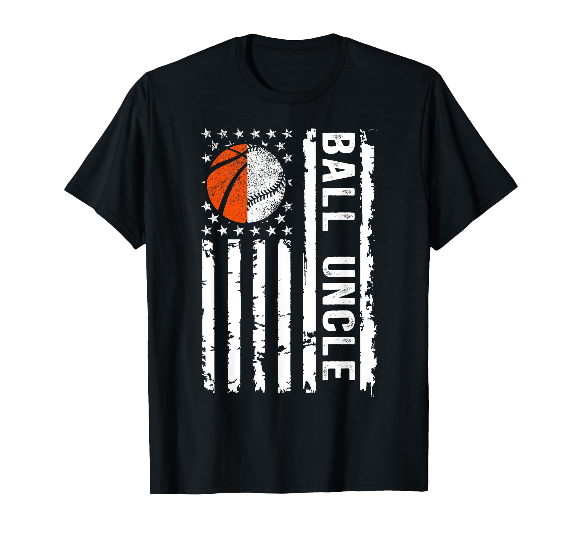 Ball Uncle Us Flag Baseball T-Shirt - Aesthetic Graphic Men Women - T-Shirt, Sweatshirt, Hoodie