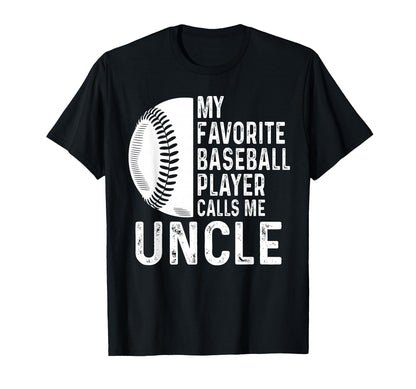 My Favorite Baseball Player Calls T-Shirt - Aesthetic Graphic for Adults - T-Shirt, Sweatshirt, Hoodie