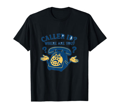 90S Nostalgia Y2K Caller Id Rotary T-Shirt - Aesthetic Graphic Men Women - T-Shirt, Sweatshirt, Hoodie