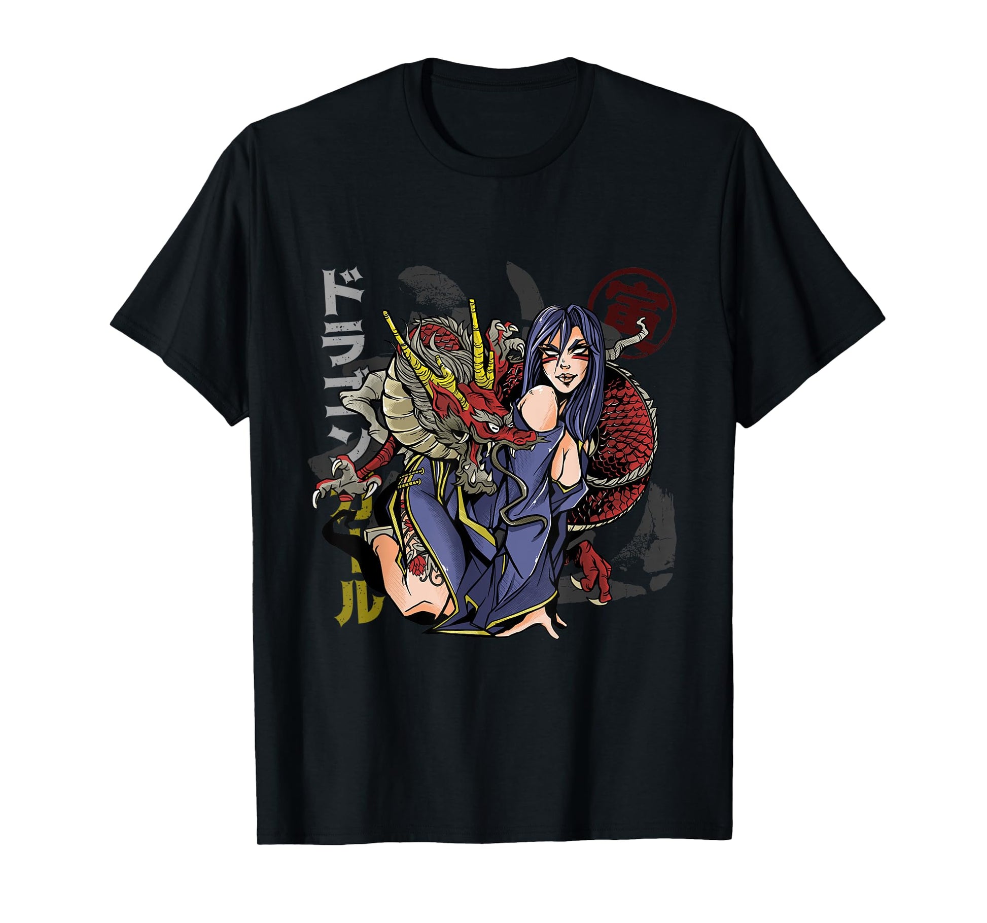 Dragon Japan Egirl Aesthetic Pastel T-Shirt - Graphic Print for Adults - T-Shirt, Sweatshirt, Hoodie