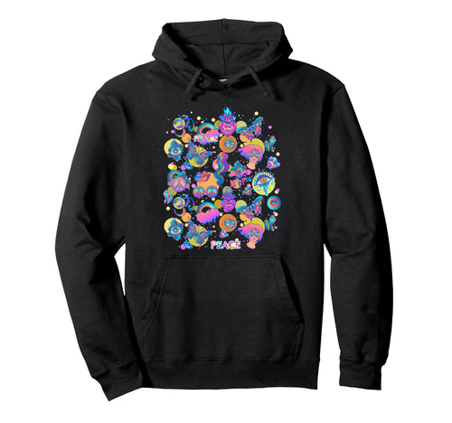 Rainbow Butterfly Y2K Collage Trendy Teen Hoodie - Graphic Print Men Women - T-Shirt, Sweatshirt, Hoodie