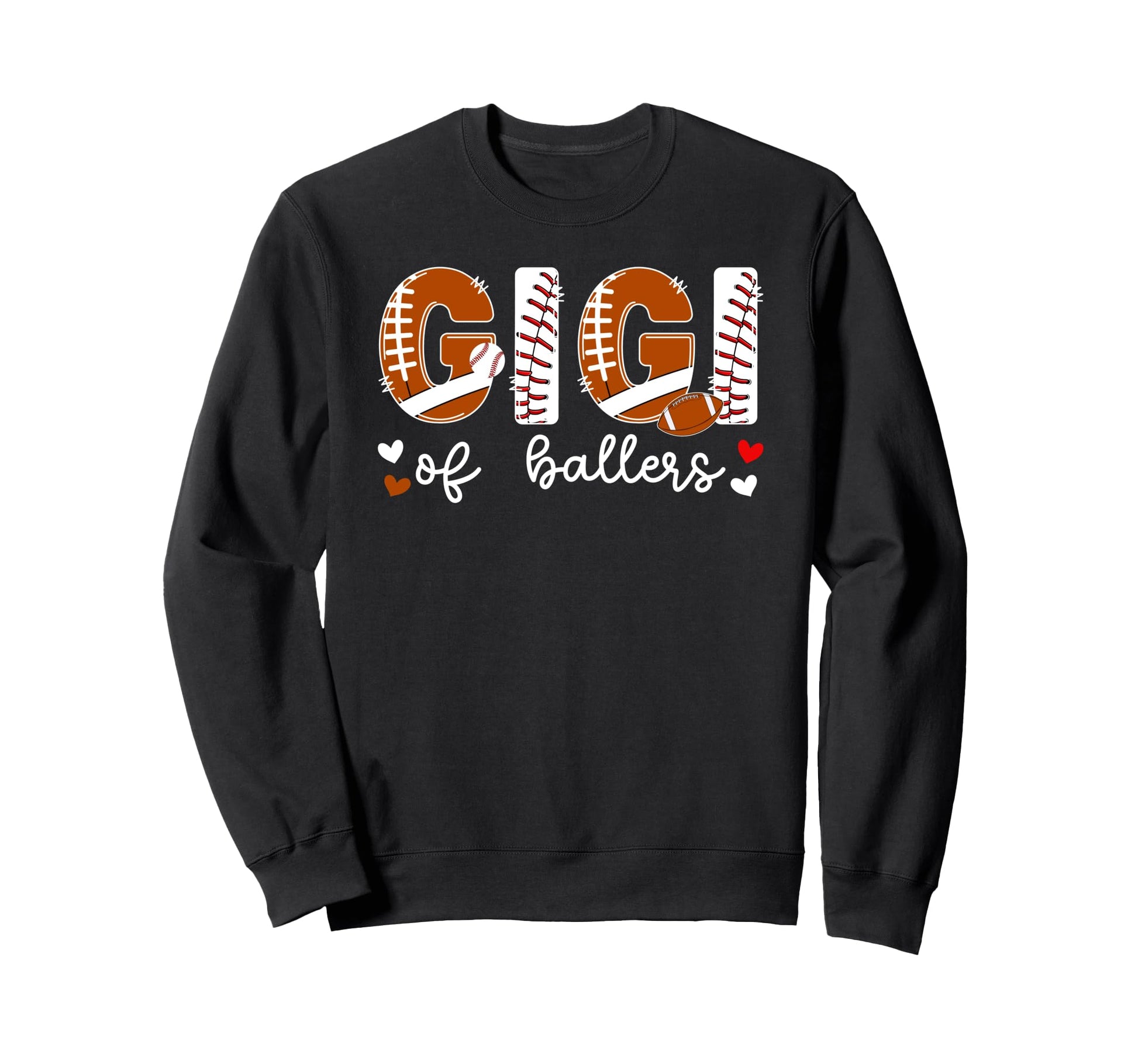 Gigi Ballers Baseball Football Gigi Sweatshirt - Minimalist Print Unisex - T-Shirt, Sweatshirt, Hoodie