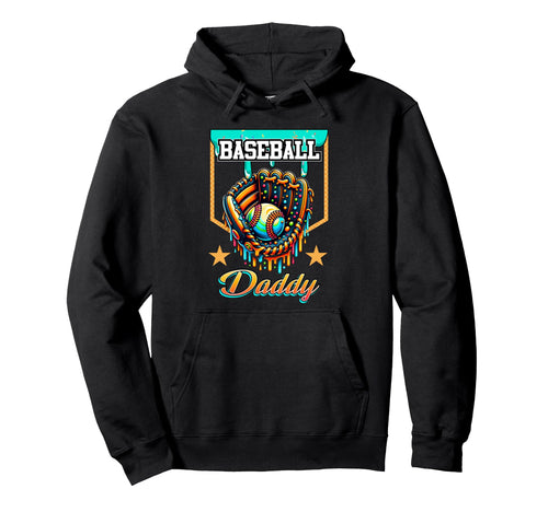 Baseball Drip Baseball Daddy Ice Cream Hoodie - Novelty Apparel for Adults - T-Shirt, Sweatshirt, Hoodie