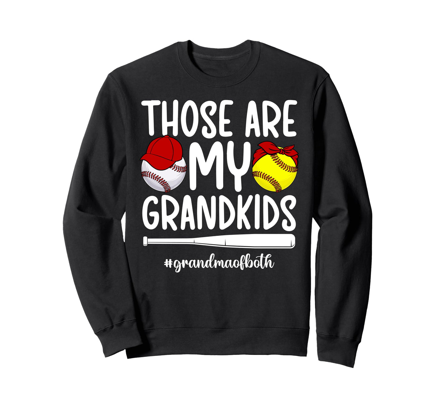 My Grandkids Grandma Both Sweatshirt - Minimalist Print for Adults - T-Shirt, Sweatshirt, Hoodie