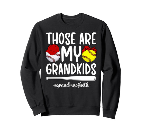 My Grandkids Grandma Both Sweatshirt - Minimalist Print for Adults - T-Shirt, Sweatshirt, Hoodie