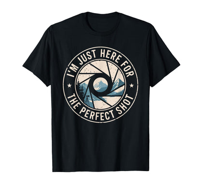 Photography Camera Photographer Lens T-Shirt - Unique Graphic for Adults - T-Shirt, Sweatshirt, Hoodie
