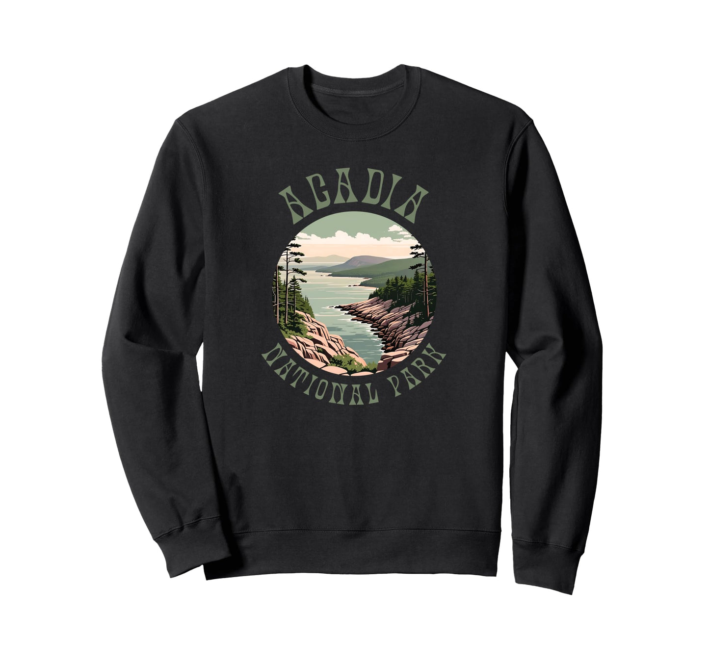 Acadia National Park Maine Bar Sweatshirt - Streetwear Style Men Women - T-Shirt, Sweatshirt, Hoodie