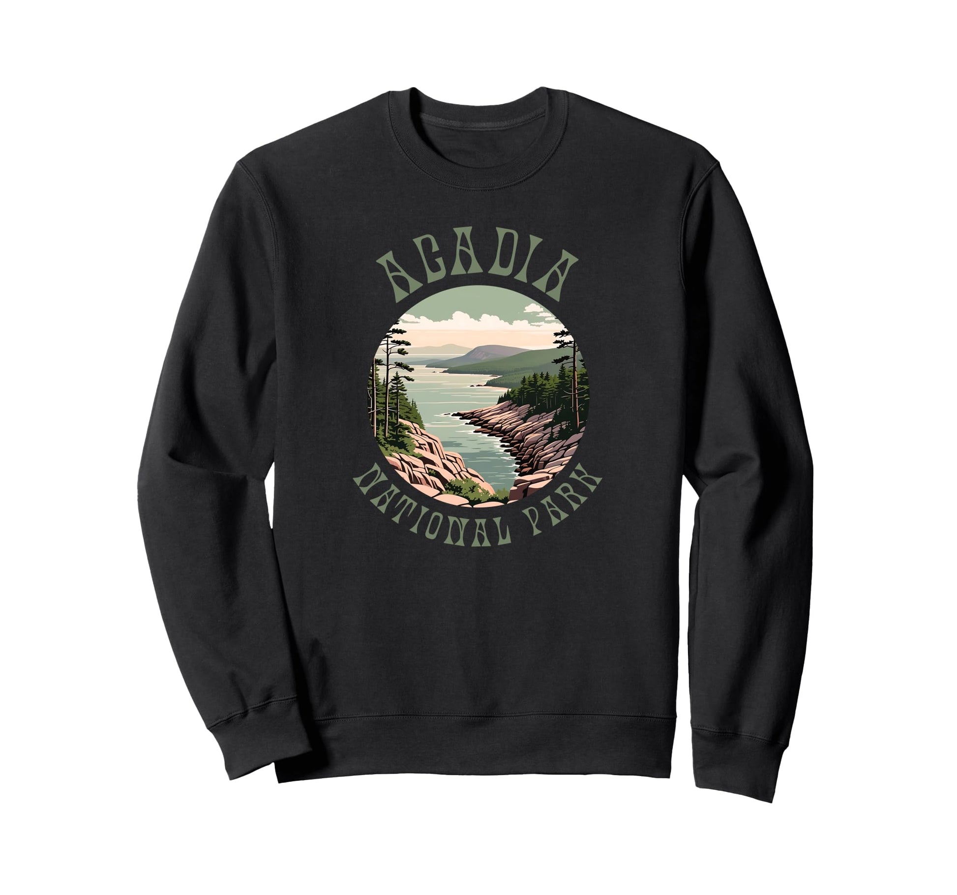 Acadia National Park Maine Bar Sweatshirt - Streetwear Style Men Women - T-Shirt, Sweatshirt, Hoodie