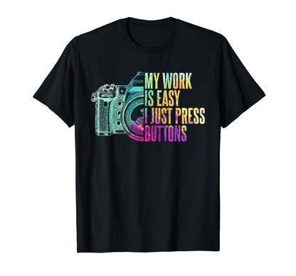 Funny Photographer Camera Hoodie - Unique Graphic Unisex - T-Shirt, Sweatshirt, Hoodie
