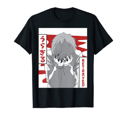 Emo Anime Japanese Vaporwave T-Shirt - Aesthetic Graphic Men Women - T-Shirt, Sweatshirt, Hoodie