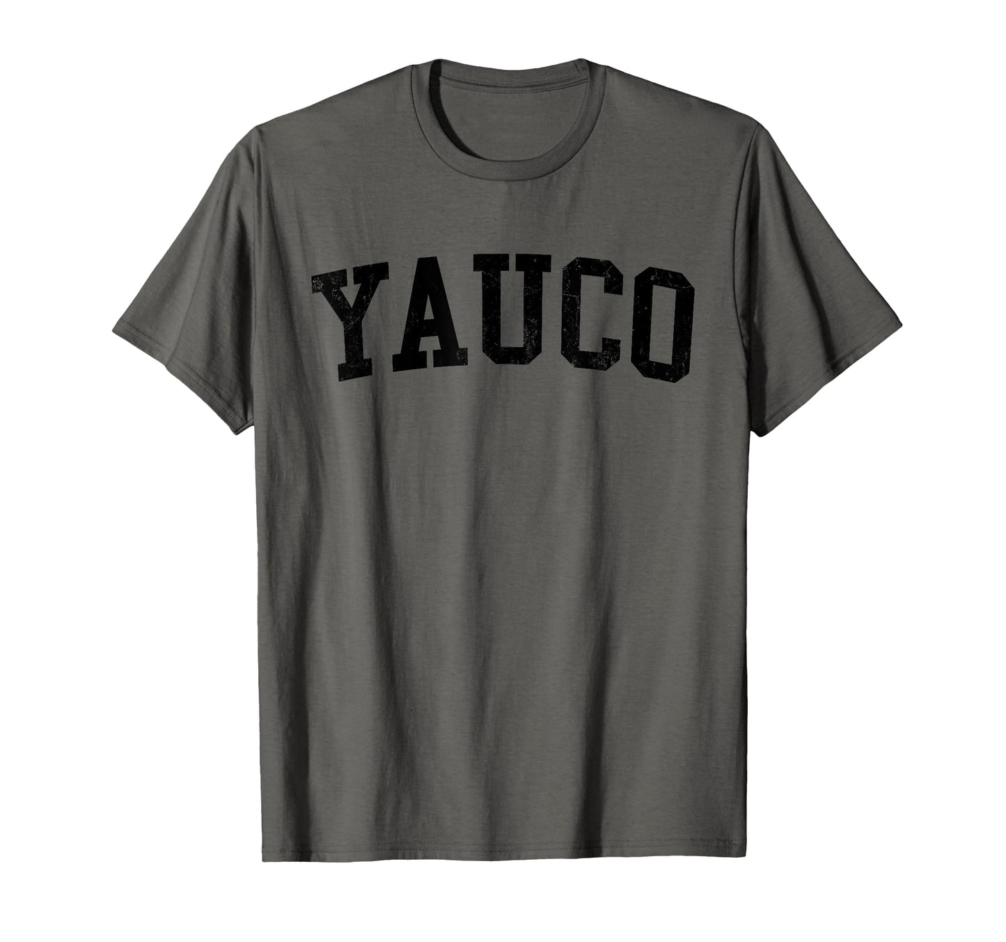 Yauco Pr Distressed Black Varsity T-Shirt - Casual Everyday Wear for Adults - T-Shirt, Sweatshirt, Hoodie