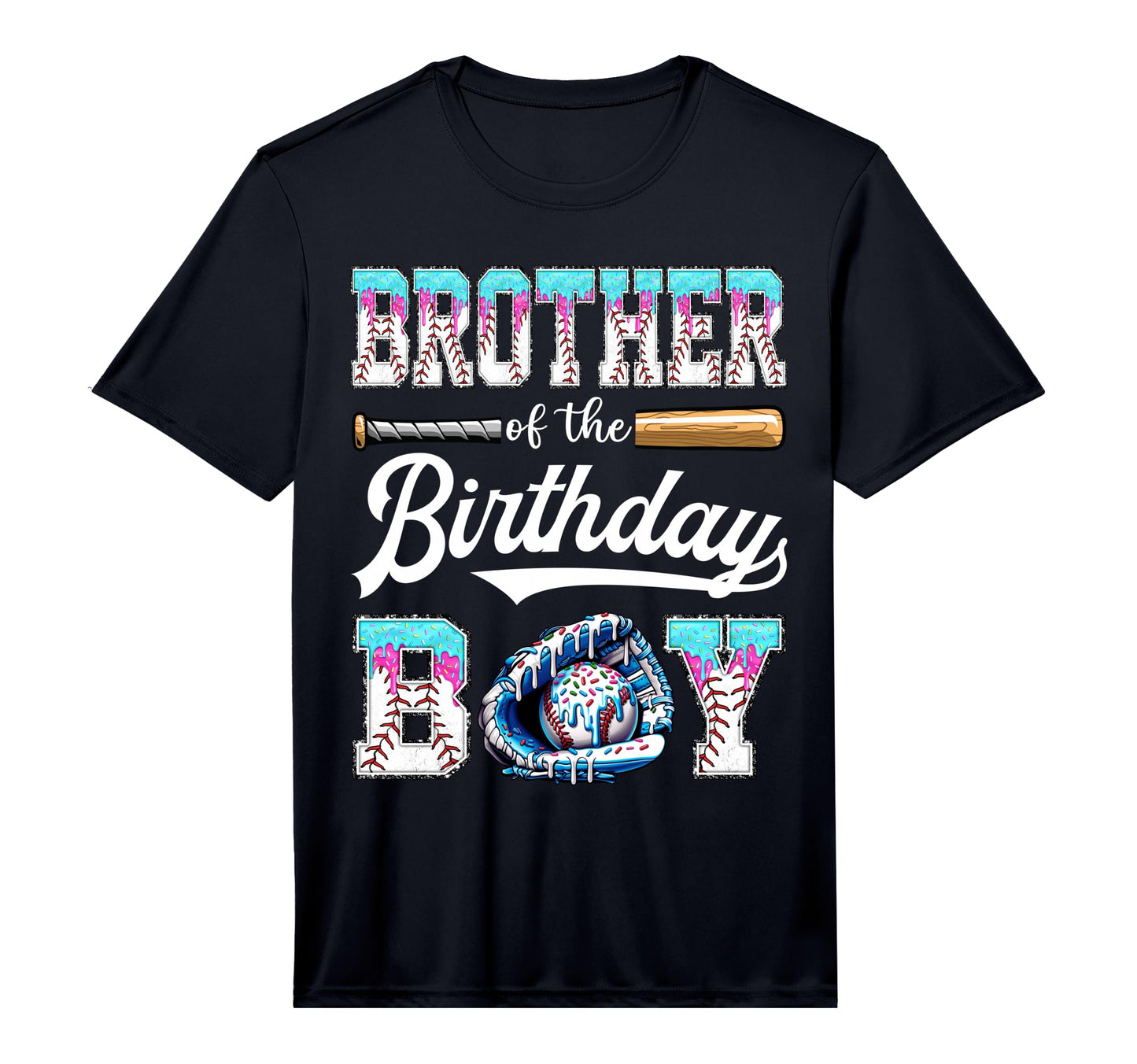 Brother Birthday Baseball Ice Cream T-Shirt - Streetwear Style Men Women - T-Shirt, Sweatshirt, Hoodie