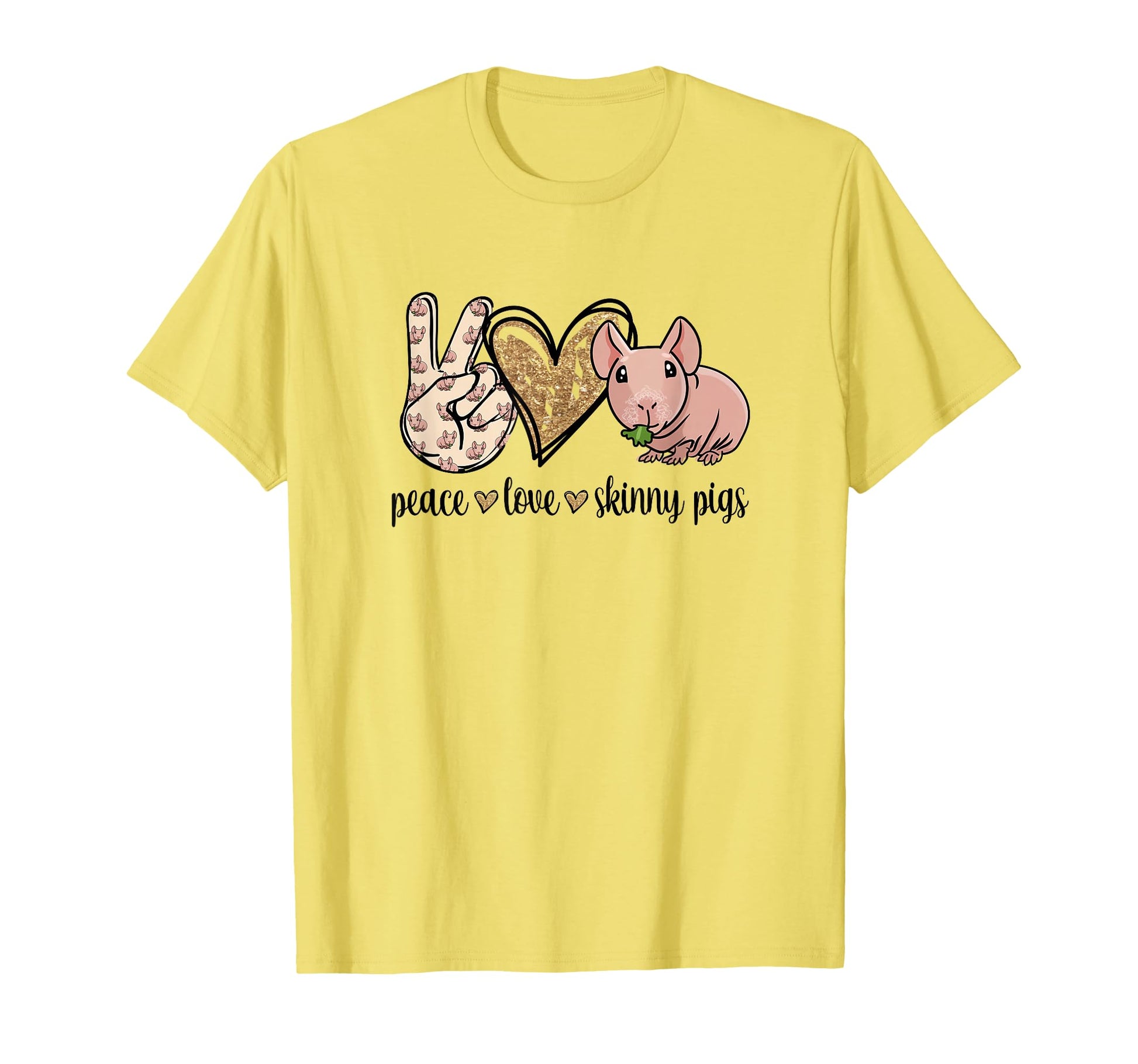Womens Funny Peace Love Hairless T-Shirt - Unique Graphic for Adults - T-Shirt, Sweatshirt, Hoodie