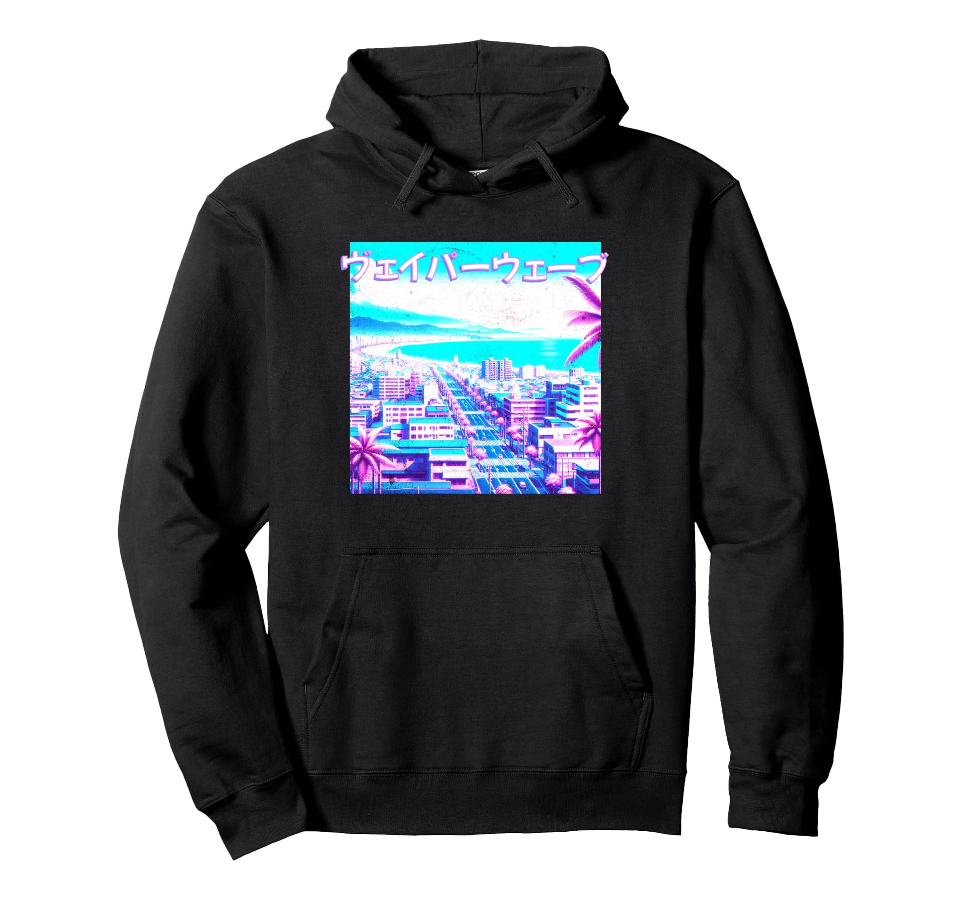 Japanese Aesthetic Vaporwave Hoodie - Aesthetic Graphic Men Women - T-Shirt, Sweatshirt, Hoodie