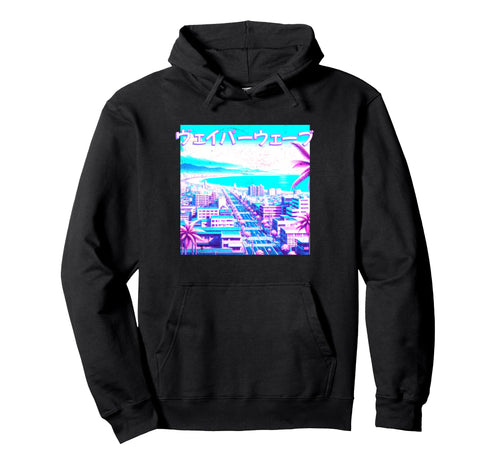 Japanese Aesthetic Vaporwave Hoodie - Aesthetic Graphic Men Women - T-Shirt, Sweatshirt, Hoodie