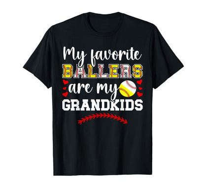 My Grandkids Baseball Softball Nana T-Shirt - Trendy Graphic for Adults - T-Shirt, Sweatshirt, Hoodie