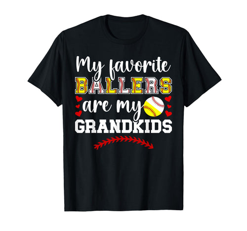 My Grandkids Baseball Softball Nana T-Shirt - Trendy Graphic for Adults - T-Shirt, Sweatshirt, Hoodie