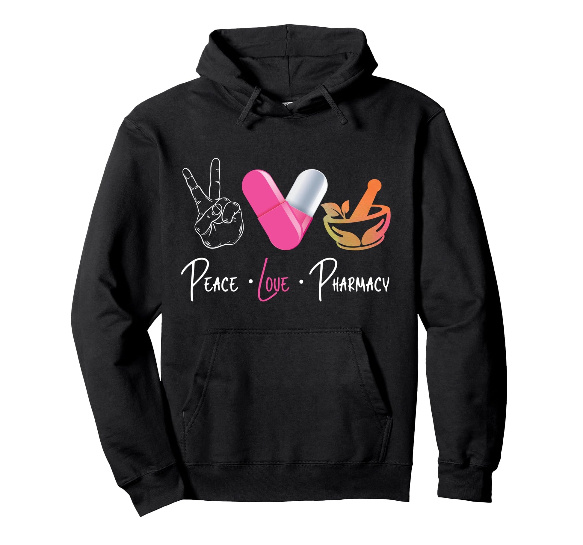 Pharmacy Tech Technician Pharmacist Hoodie - Custom Art Print Men Women - T-Shirt, Sweatshirt, Hoodie