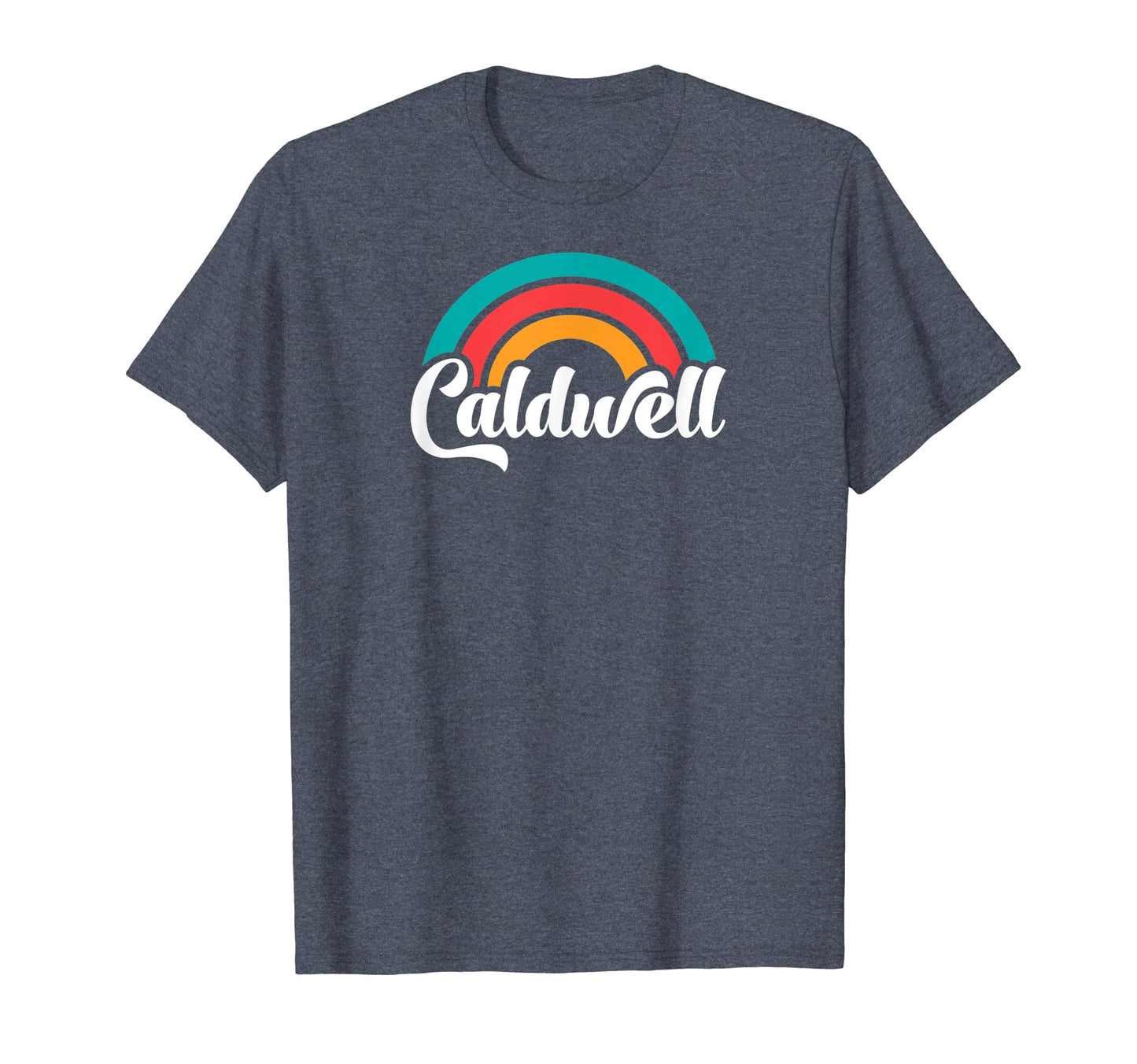 Caldwell Id Script Rainbow T-Shirt - Custom Art Print for Adults - T-Shirt, Sweatshirt, Hoodie