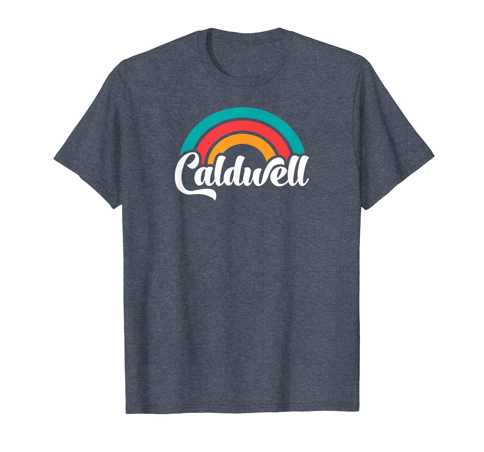Caldwell Id Script Rainbow T-Shirt - Custom Art Print for Adults - T-Shirt, Sweatshirt, Hoodie