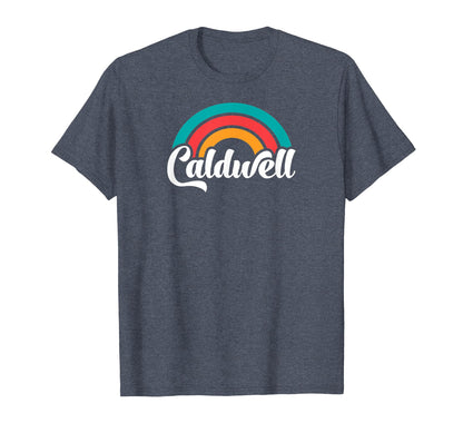 Caldwell Id Script Rainbow T-Shirt - Custom Art Print for Adults - T-Shirt, Sweatshirt, Hoodie