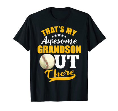 Baseball Awesome Grandson Gift T-Shirt - Casual Everyday Wear for Adults - T-Shirt, Sweatshirt, Hoodie