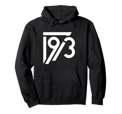 1973 Birthday Grunge Alternative Hoodie - Fun Novelty Design Unisex - T-Shirt, Sweatshirt, Hoodie