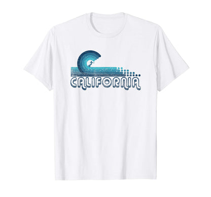 70S 80S Surfing California T-Shirt - Graphic Print Unisex - T-Shirt, Sweatshirt, Hoodie