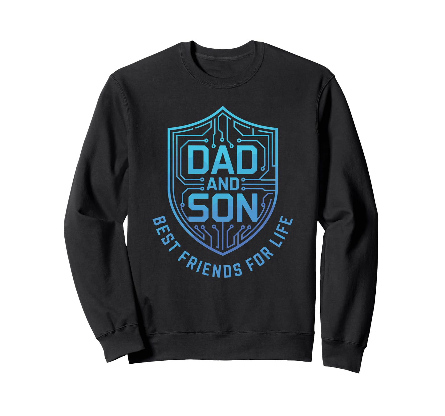 Tech Gamer Dad And Son Best Mates Sweatshirt - Novelty Apparel Unisex - T-Shirt, Sweatshirt, Hoodie