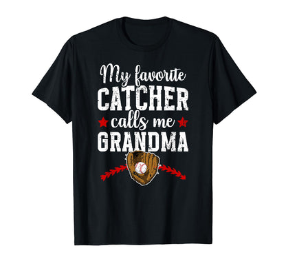 My Favorite Baseball Catcher T-Shirt - Casual Everyday Wear for Adults - T-Shirt, Sweatshirt, Hoodie