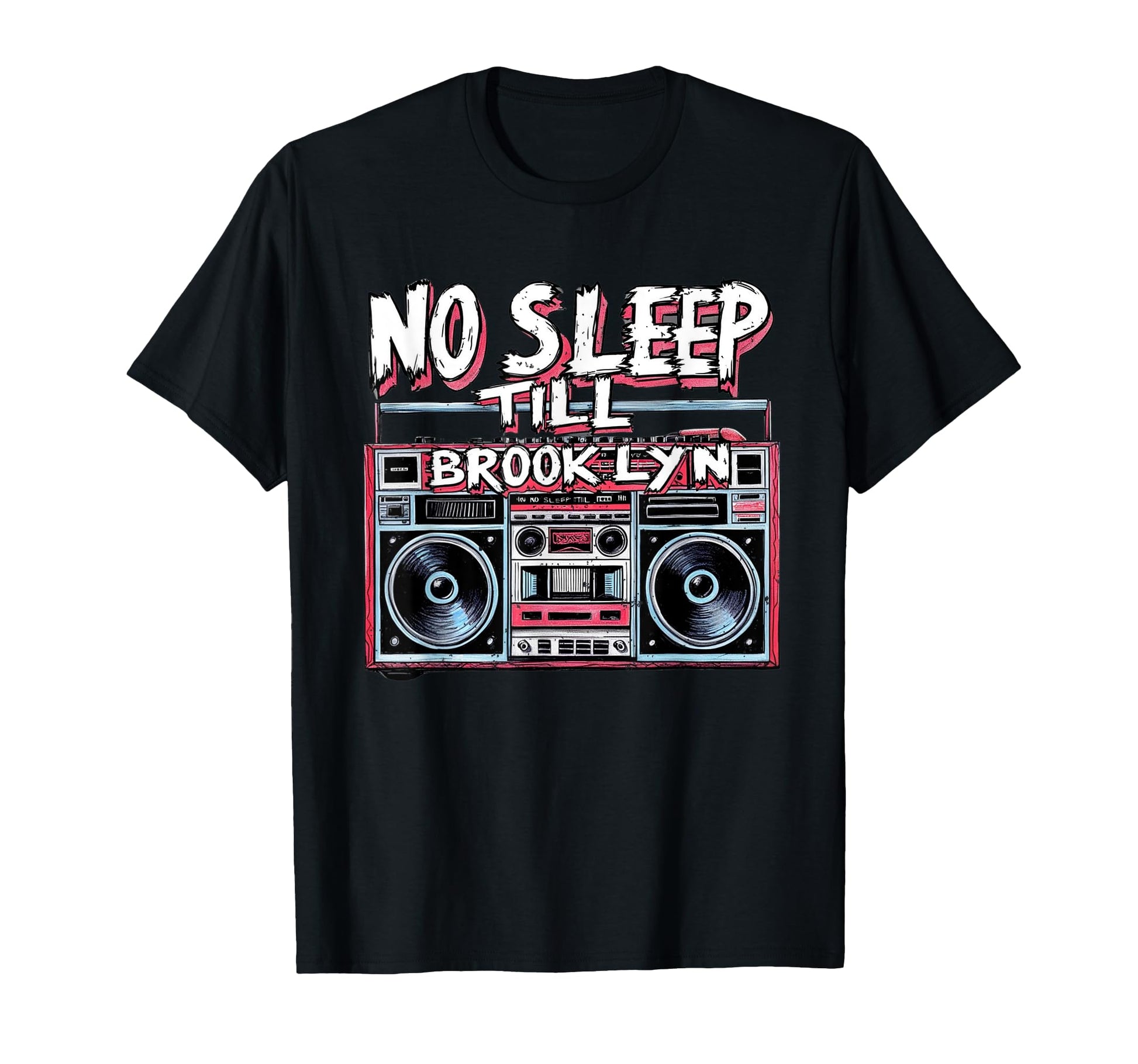 No Sleep Til Brooklyn Old School T-Shirt - Minimalist Print Men Women - T-Shirt, Sweatshirt, Hoodie